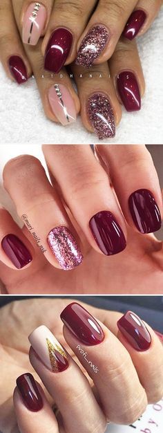 Ten Nails, November Nails, Sns Nails, Different Nail Designs, Dark Nails, Dip Powder