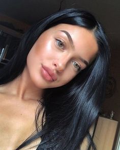 Best Natural Makeup, Makeup Tip, Pinterest Makeup, Beauty Make-up, Summer Makeup, Hair Bundles, Long Black, Makeup Inspo