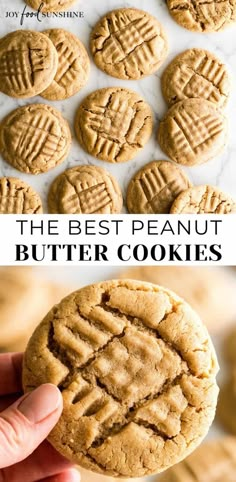 the best peanut butter cookies are made with only 3 ingredients