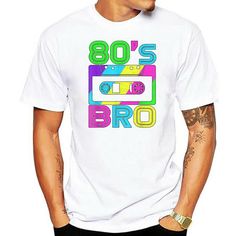 Choose this Vintage 80s Men's T-Shirt! 













 Check out our short sleeve t-shirt with an 80s print . This t-shirt features a classic crew neck and is made from quality cotton . The retro 80s print adds a nostalgic touch to this garment. Whether you're a fan of the 80s or just looking for a trendy retro look, this t-shirt is a perfect choice. Wear it in style and express your passion for this iconic era with this short sleeve t-shirt with an eye-catching design.

 ✂ DETAILS



 Material: Cotton

 Anti-odor (breathable fibers)

 Round neck

 Washing: machine washable at 30 degrees





 ✂ SIZE GUIDE 












 Size


 Bust


 Shoulder


 Sleeves


 Length 






 S

 96

 44

 17.5

 63 






 M

 100

 45

 18

 65 






 L

 104

 46

 18.5

 67 






 XL

 108

 47

 19

 6 Retro Short Sleeve T-shirt With Graphic Design, Unisex Retro Summer T-shirt, 90s Inspired Logo Print Summer T-shirt, Unisex Pop Culture T-shirt For Summer, 90s Inspired Short Sleeve Screen Print T-shirt, Summer Pop Culture T-shirt, Unisex Retro Short Sleeve T-shirt, Unisex Retro T-shirt With Text Print, Unisex Retro T-shirt With Screen Print