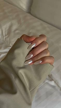 Unghie Sfumate, Her Nails, Pearl Nails, Soft Nails, Neutral Nails