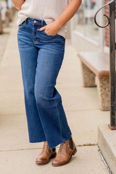 Your new go-to denim has arrived! Easy to dress up, making these perfect for everyday wear! Boutique Shop, Best Sellers, Jumpsuit Romper, Denim Jeans, Everyday Wear, Dress Up, Rompers, Boutique, Pants