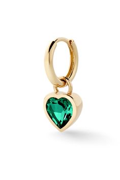 Show your love. Our Lover Huggie features a single bezel set heart shaped gemstone in the color of your choosing on our signature huggie in either 14K Yellow Gold or Pave White Diamonds. The ruby, emerald & sapphires are lab created stones. Emerald Huggie Earrings For Anniversary, Emerald Blue, Ruby Emerald, Yellow Citrine, White Diamonds, White Topaz, Pink Sapphire, Men Necklace, Ring Necklace