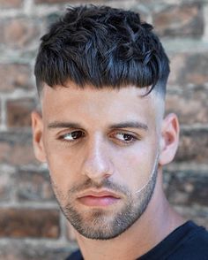 top ten best haircuts for guys Fringe Hairstyles Men, Short Fringe Hairstyles, Crop Fade, Trending Hairstyles For Men, Spring Haircuts, Male Hairstyles, Mens Summer Hairstyles, Textured Crop, Crop Haircut