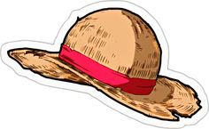 a brown hat with a red ribbon around the brim