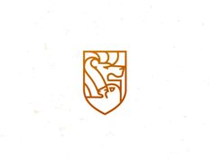 an orange and white logo with the letter f in it's center, on a white background