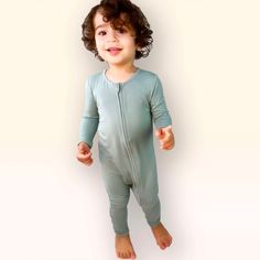 Introducing the "All in One-sie". Super soft bamboo fabric paired with extreme functionality and one of a kind designs. Our standards are the highest when it comes to safety, comfort, function, and design. This adorable pajama can convert from a romper to a footie, two outfits in one! Awarded the Seal of Acceptance from the National Eczema Association with a 5 Star Rating as a skin-friendly product Great for Kids. Convertible footies that ease the transition from night to day, cold to warm, feet Soft Fitted Onesie For Playtime, Fitted Solid Color Onesie For Sleep, Fitted Onesie For Sleep, Soft Fitted Onesie For Bedtime, Baby Registry List, Green Bamboo, Baby List, Baby Pajamas, Bamboo Fabric