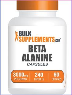 Discover the secret to pushing your limits with our Beta Alanine capsules by BulkSupplements.com. Designed for endurance, this non-essential amino acid amplifies the role of carnosine in your body, enhancing its power to buffer lactic acid before fatigue can set in. Take charge of your routine and transform every workout into an opportunity. Fuel your ambition with Beta Alanine and let the strength of science push you towards peak endurance. Style: Capsule, Powder; Size: 240 Gelatin Capsules, 12 Support Nervous System, Flat Belly Fast, Pre Workout Protein, Brain Memory, Amino Acid Supplements, Nutrition Sportive, Beta Alanine, Creatine Monohydrate, Post Workout Recovery