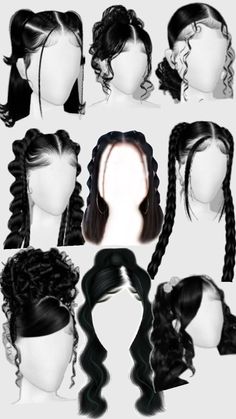 peinados 👉 Hairstyles Baddie, Hair Designs, Hair Tutorial, Hair Inspo, Thick Hair Styles