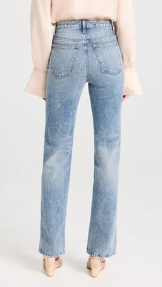 Khaite Danielle Jeans | Shopbop Medical Problems, Healthcare Professionals, Stretch Denim, Stretch Fabric, Blazer, Wardrobe