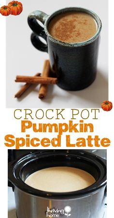 the crock pot pumpkin spiced latte recipe