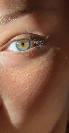 Hazel Blue Eyes, Blue Hazel Eyes, Central Heterochromia, Heterochromia Eyes, Yellow Green Eyes, Blue Eyes Aesthetic, Hazel Green Eyes, Eye Color Chart, Blue Eye Color