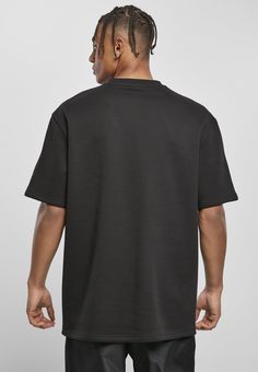 Urban Classics OVERSIZED - Navadna majica - black Urban Shirt, Beige T Shirts, Black And White T Shirts, T Shorts, Blank T Shirts, Aesthetic Shirts