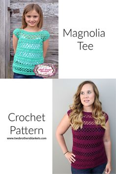 the crochet pattern for this top is easy to make and looks great on girls