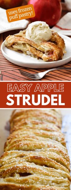 easy apple strudel is the perfect dessert for fall