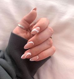 20+ Fashionable Almond Nails For 2021 IdeasDonuts Short Almond Shaped Nails, Fall Almond Nails, Almond Shaped Nails Designs, Oval Nails, Minimalist Nails, Summer Nail