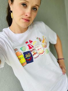 Shirt 👕 takes corn, marucha and valentina 💌All orders are made with love, my tat takes 15 days to send the order and process the order, each order is made as received.If you want a special order for a specific day I have the option to rush your order, which will give you the benefit of making your order priority and will be shipped in 3 days. Please make sure to send me a message first, all the orders are hand made with the right measures for the princess.  Thanks your for ordering with Lucia& Casual Cotton Shirt For Cinco De Mayo, Casual Short Sleeve Shirt For Cinco De Mayo, Cotton Graphic Tee For Cinco De Mayo, Cinco De Mayo Graphic Cotton T-shirt, Casual White Top For Cinco De Mayo, Funny Print Short Sleeve Shirt For Cinco De Mayo, Cotton Tops With Funny Print For Cinco De Mayo, Cotton Tops With Graphic Print For Cinco De Mayo, Cinco De Mayo Cotton Tops With Funny Print