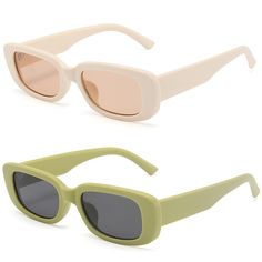 PRICES MAY VARY. 【UV400 PROTECTION TRENDY SUNGLASSES】These square sunglasses can block 100% harmful UVA, UVB rays, protect your eyes against long term UV damage. High-Definition Lens Gives you a Natural & Clear Vision, and keeping your eyes healthy. 【CHIC RECTANGLE SUNGLASSES】The thick frame and temples make the overall look of these sunglasses very retro. The simple and compact design makes our frames look very stylish and exquisite. This tiny sunglasses can be used with many outfits, from very Platform Chelsea Boots, Retro Fashion Women, Miami Cuban Link Chain, نظارات شمسية, Uv Sunglasses, Trendy Sunglasses, Shades Sunglasses, Trending Sunglasses, Rectangular Sunglasses