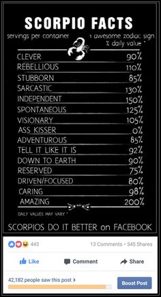 an info sheet for scorpio fact showing the number of scorpios per container