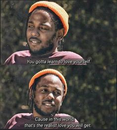 a man with dreadlocks and an orange hat is shown in two different ways