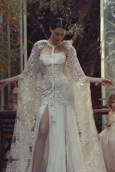 Mythical Outfits, Kim Kassas Couture, Kim Kassas, Lace Wedding Dress Vintage, Wedding Dress Couture, Couture Wedding, Forest Wedding, Glam Dresses