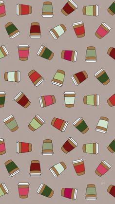 an image of coffee cups on a gray background