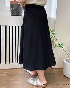 Lasaky - Premium High-Waisted Flowy A-Line Midi Skirt Flowy Design, Skirt Fabric, Color Fabric, Cotton Lace, A Line Skirt, Honeycomb, A Line Skirts, Pleated Skirt, Fabric Color