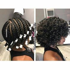 flat twist out perm rod style Twist Out, Black Natural Hairstyles, Black Girls Hairstyles, Hair Dos