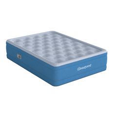 an air mattress is shown on a white background