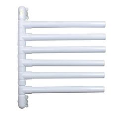 Our "Original Hanging Towel Rack" holds up to 6 Towels or other items such as swim suits, goggles, etc. Our patented design provides for towels to hang as close to vertical mounting surface as possible to achieve the best visual affect and safety. Our Racks are made of 1 inch Furniture Grade PVC that will not rust, crack, chip, fade or peel. Comes completely assembled with an Installation Tips Guide for mounting. (Mounting Hardware not included). Size: 22" H x 18" W x 5" L.  Color: White. Pvc Towel Rack, Float Storage, Furniture Grade Pvc, Hanging Towel Rack, Towel Rack Pool, Storage Hanging, Christmas Central, Hanging Towels, Retro Lighting