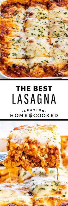 the best lasagna recipe ever is so easy to make