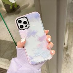 clear iphone 12 pro case Iphone 11 Colors, Painting Phone Case, Clouds Painting, Cloud Phone, Apple Types, Cloud Illustration, Graffiti Illustration, Colorful Clouds, Flower Iphone Cases