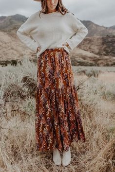 Cute Modest Outfits, Summer Outfits For Moms, Mode Boho, Floral Fashion, Thanksgiving Outfit, Hippie Outfits, Looks Style, Mode Inspiration, Summer Outfits Women