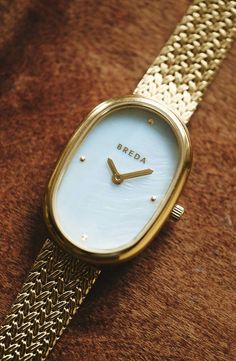 BREDA Jane Mesh Strap Watch, 23mm | Nordstrom Women’s Wrist Watch, Women’s Watch Aesthetic, Women’s Luxury Watch, Dainty Womens Watches, Small Wrist Watch Women, Good Watch Women, Little Gold Watch, Women’s Gold Watch, Gold Dainty Watch