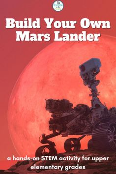 a book cover with an image of a mars rover