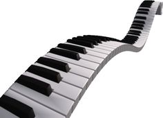 an image of a piano that is in the shape of a long strip of keyboard keys