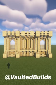 Sandstone Mansion Minecraft, Minecraft Sandcastle Build, Minecraft Curved Roof Design, Minecraft Mansion Entrance, Sand Castle Minecraft Build, Mincraft Pillar, Palace Minecraft Ideas, Minecraft Mud Brick Pallet, Sandstone Wall Minecraft