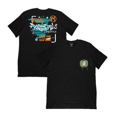 Graffiti Tee - Aqua/Orange Dream Chaser, Backpack Brands, Youth Hoodies, Pullover Jacket, Top Selling, Summer Nights, Cotton Candy, Pullover Hoodie, Quality Fabric