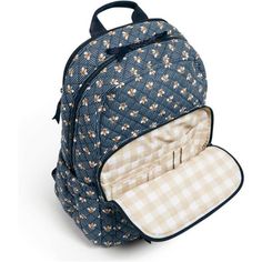 Vera Bradley Campus Backpack, Handbags Australia, Vera Bradley Backpack Campus, Tech Essentials, Vera Bradley Tote Bags, Campus Backpack, Vera Bradley Tote, Lightweight Quilt, White Tote