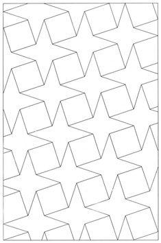 an image of a pattern that looks like hexagonals in black and white