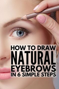 How to Draw Eyebrows Naturally | EASY! 6 step by step tutorials for beginners to teach you how to draw eyebrows using your makeup product of choice! Learn how to fill in your brows with pencil or eyeshadow, learn the secret to getting perfect arches with concealer, and discover the best brow powder and brow products for blondes and brunettes! #eyebrows #eyebrowshaping #brows #browshaping #makeup #makeuptips #beauty #beautytips Trucco Smokey Eye, Mode Over 50, Teknik Makeup, Draw Eyebrows, How To Do Eyebrows, Brow Products, Makeup Tips For Older Women, Eyebrow Makeup Tips, How To Draw Eyebrows