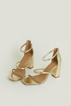 Style: HeelsDesign: PlainFabric: Pu Bridesmaid Shoes Tan, Gold Shoes Bridesmaid, Prom Shoes Low Heeled Gold, Elegant Gold Heels, Prom Gold Heels, Gold Thick Heels, Prom Dress Shoes High Heels, Shoes For Prom Heels, Cute Gold Heels