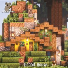 the hobbit house in minecraft