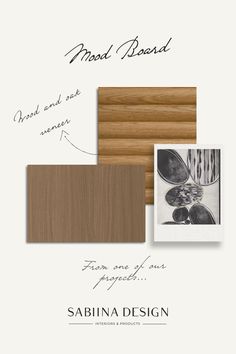 wood paneling with text describing the different colors and finishes for each paneled piece