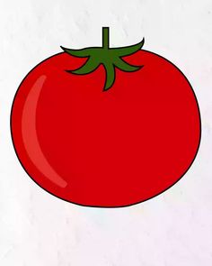 The tomato is the edible berry. The plant is usually referred to as a tomato plant. Western South America and Central America are the origins of the species. Tomatoes are one of the best sources of umami flavour. Tomatoes are used in a variety of cuisines, sauces, salads, and drinks, both raw and cooked. Tomatoes are fruits, however they are botanically classed as berries.https://storiespub.com/ Draw Tomato, Vegetable Drawing, Class Art Projects, Vegetable Painting, Vegetable Pictures, Tomato Plant, Drawing Lesson, Food Pyramid