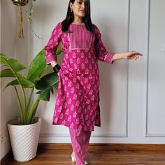 Fabric : 100% Cottonkurti Sizes Available : M, L , Xl, Xxl Please Check The Photos For Available Colors And Sizes M - 38 Inches L - 40 Inches Xl - 42 Inches Xxl - 44 Inches Please Order One Size Bigger For A Comfortable Fit After Washing. Cotton Kurtis Would Shrink A Little When They Are Washed Kurti Pant Set, Cotton Kurtis, Kurti Pant, Kurtis With Pants, Cotton Kurti, Pant Set, Pure Cotton, Pants Set, Tunic Tops