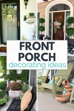 front porch decorating ideas for spring and summer