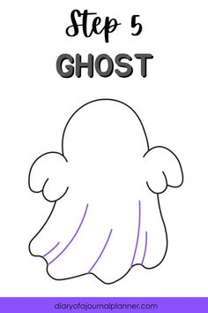 how to draw ghost Draw Ghost, Ghost Drawing, Sheet Ghost, Step By Step Drawing, Cute Ghost, Halloween Art