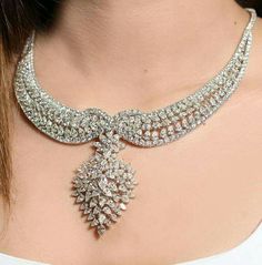 Beautiful Jewelry Diamonds, Noble Lady, Diamonds Necklace, Bridal Fashion Jewelry