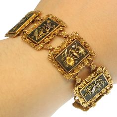 Victorian Bracelet, Flexible Bracelet, Inlay Jewelry, Antique Bracelets, Magical Jewelry, Victorian Gold, Fancy Jewelry, Victorian Jewelry